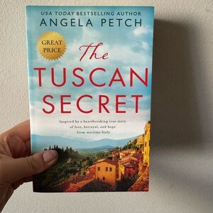 NWOT | The Tuscan Secret by Angela Petch | paperback book, historical fiction